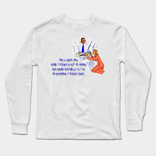 A Woman THinking Long Sleeve T-Shirt